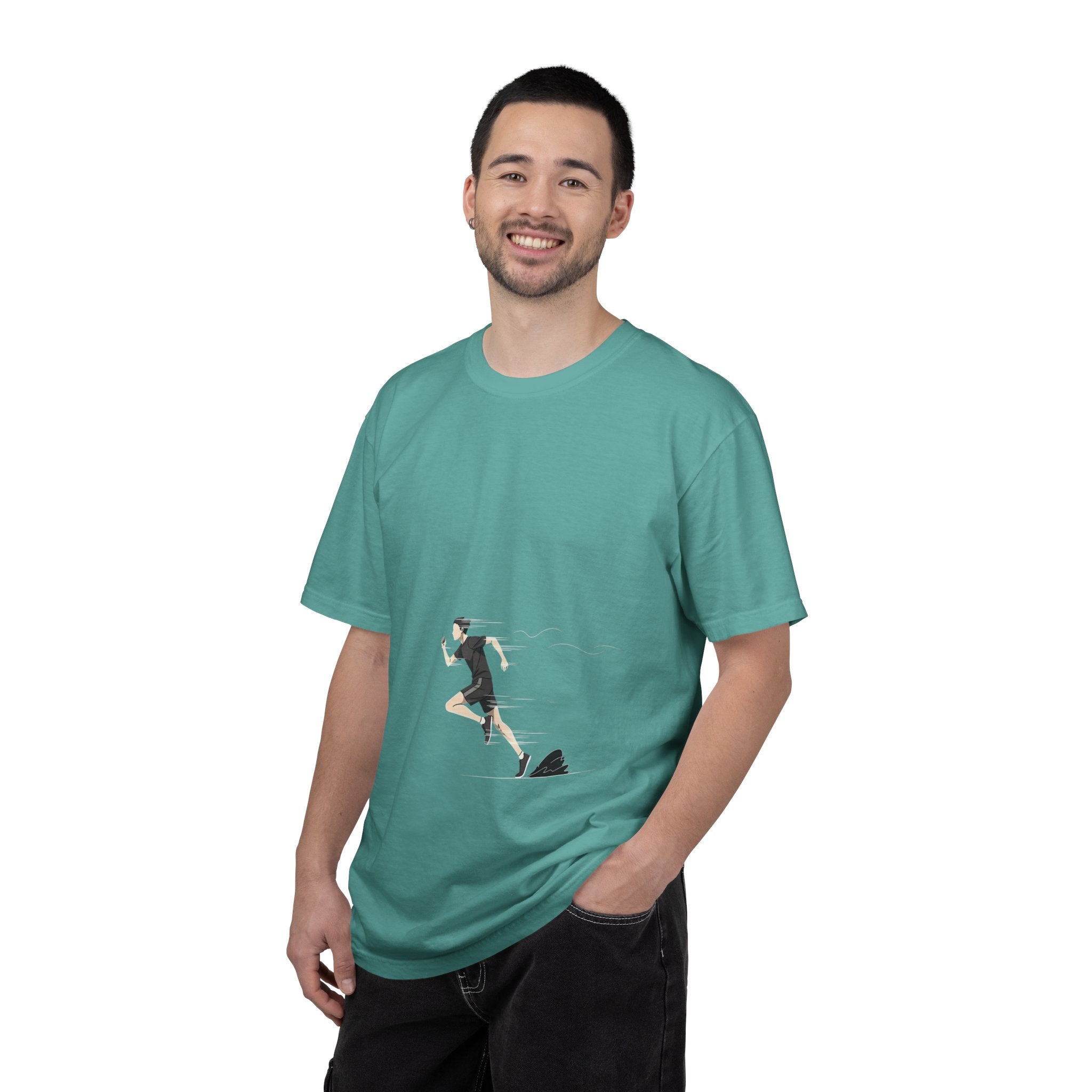 T-Shirt — Minimal Skateboarder Illustration Tee