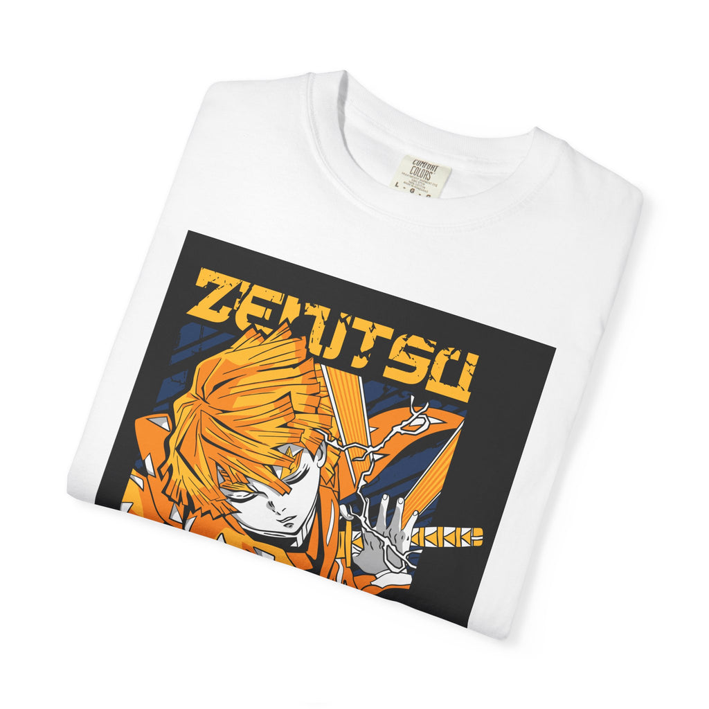 Zenitsu Anime T-Shirt — Lightning Blade Demon Slayer Graphic Tee