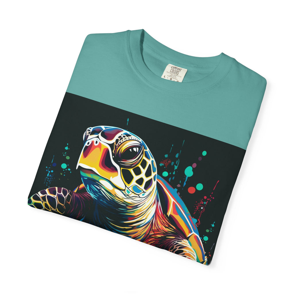Sea Turtle Graphic T-Shirt — Colorful Ocean Wildlife Tee