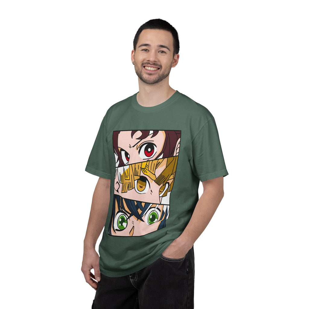 Anime Trio Eyes T-Shirt — Demon Squad Graphic Tee