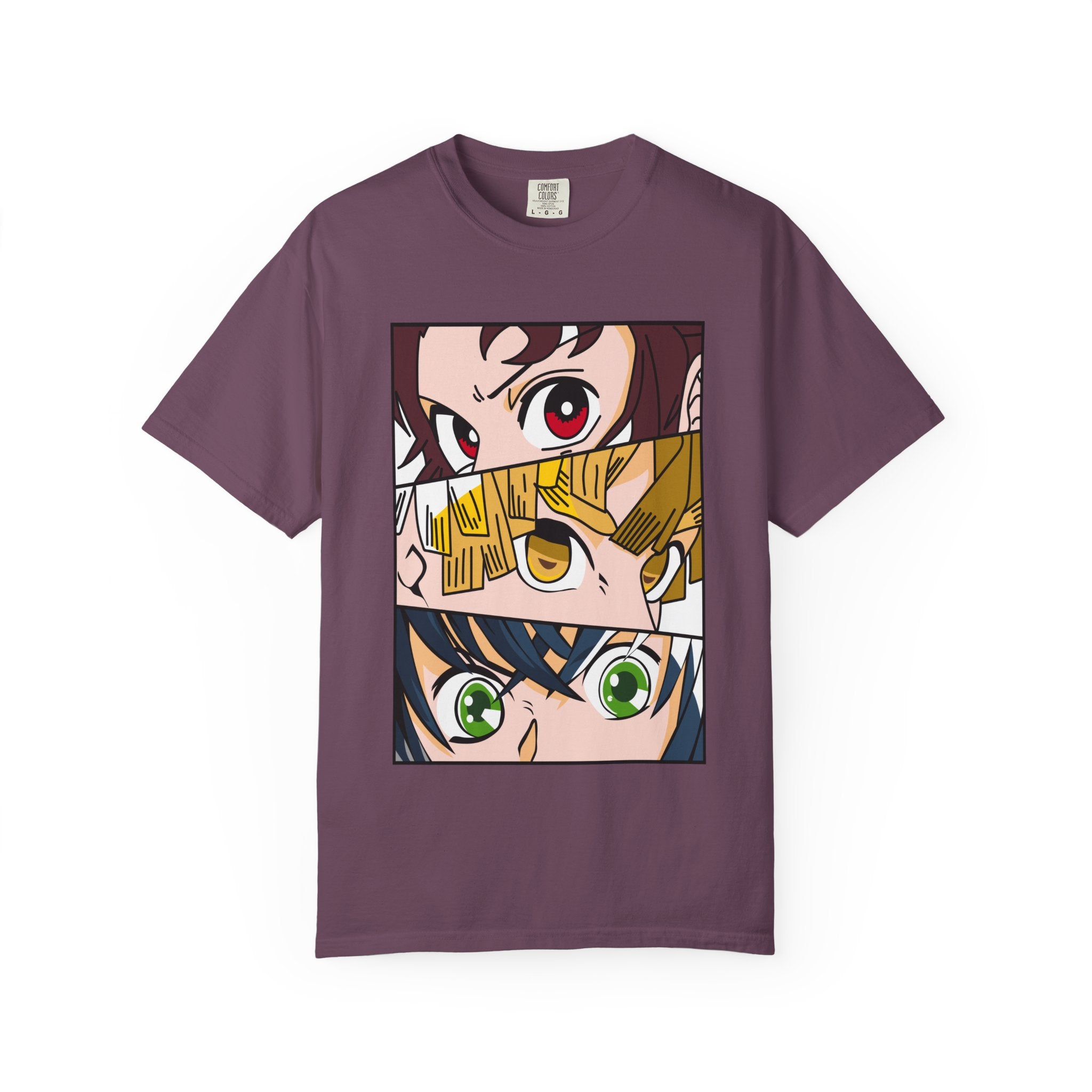 Anime Trio Eyes T-Shirt — Demon Squad Graphic Tee
