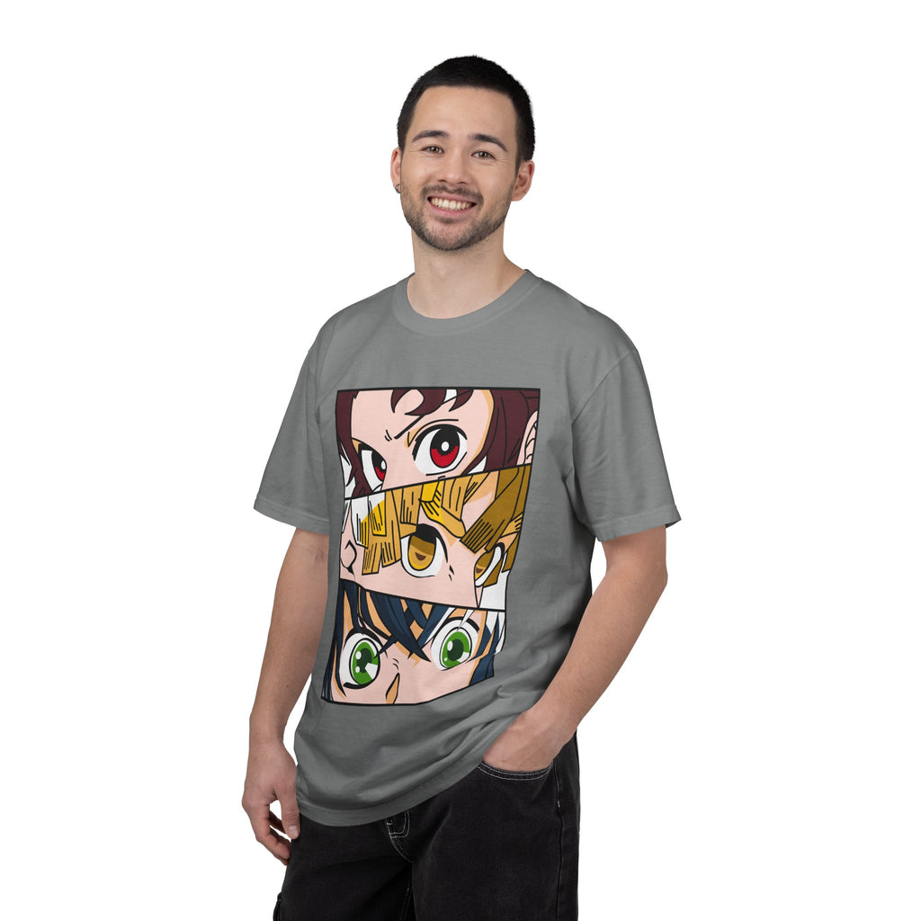 Anime Trio Eyes T-Shirt — Demon Squad Graphic Tee