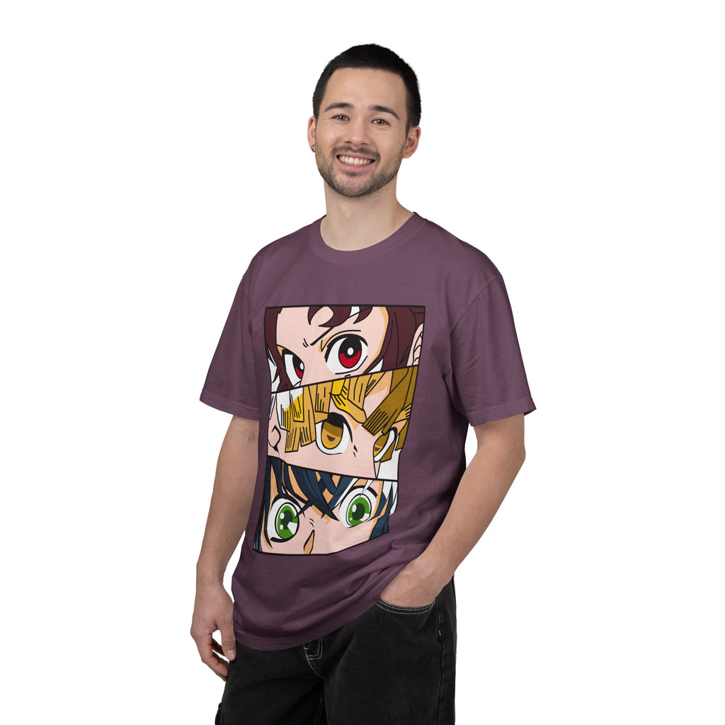 Anime Trio Eyes T-Shirt — Demon Squad Graphic Tee