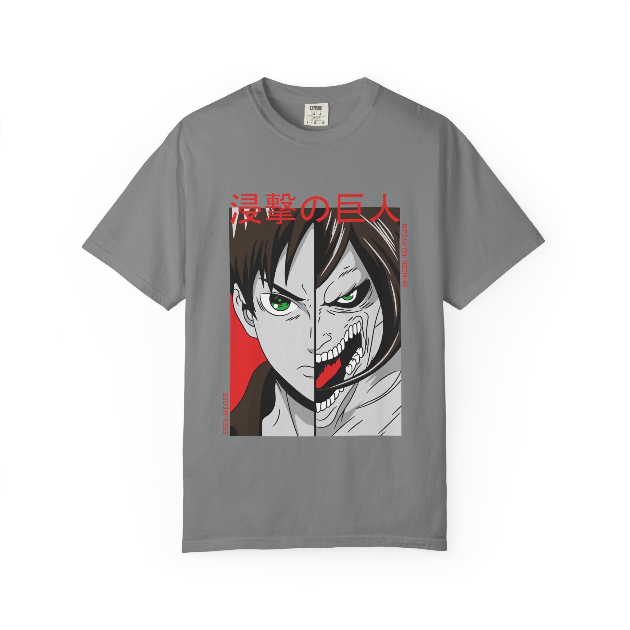 Attack on Titan Eren Split-Face Graphic T-Shirt