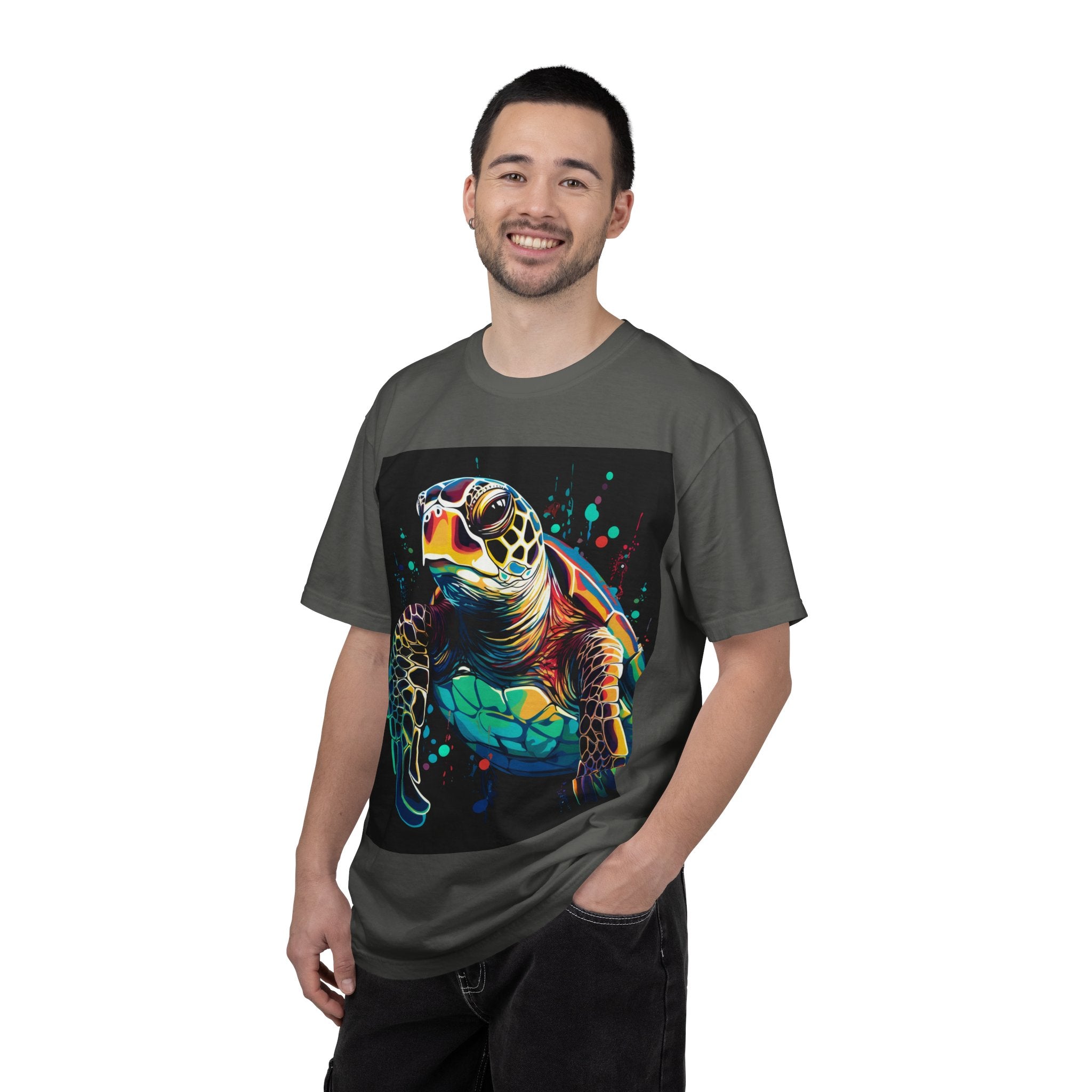 Sea Turtle Graphic T-Shirt — Colorful Ocean Wildlife Tee