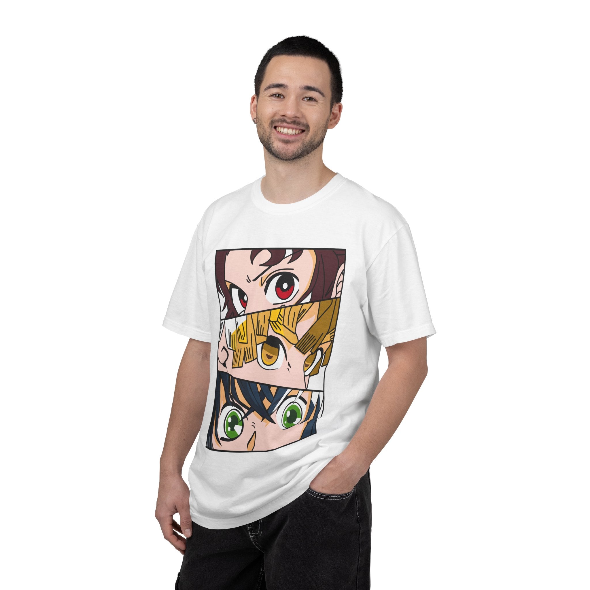 Anime Trio Eyes T-Shirt — Demon Squad Graphic Tee