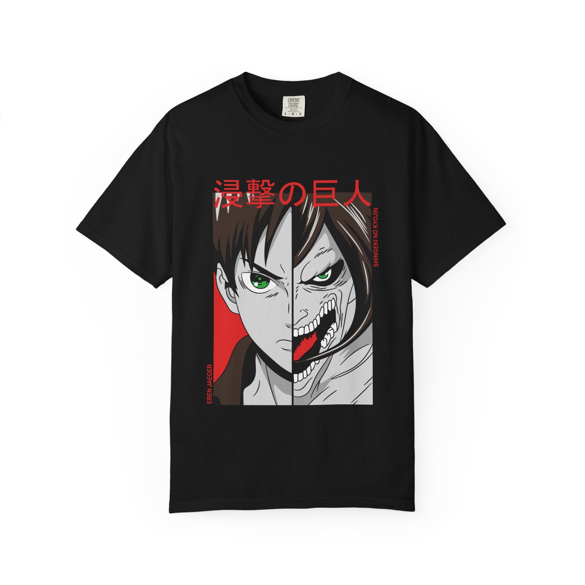 Attack on Titan Eren Split-Face Graphic T-Shirt