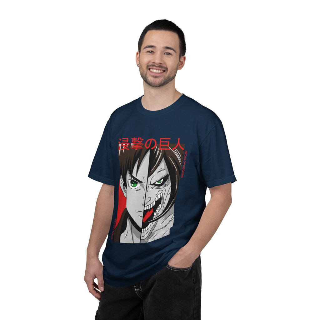 Attack on Titan Eren Split-Face Graphic T-Shirt