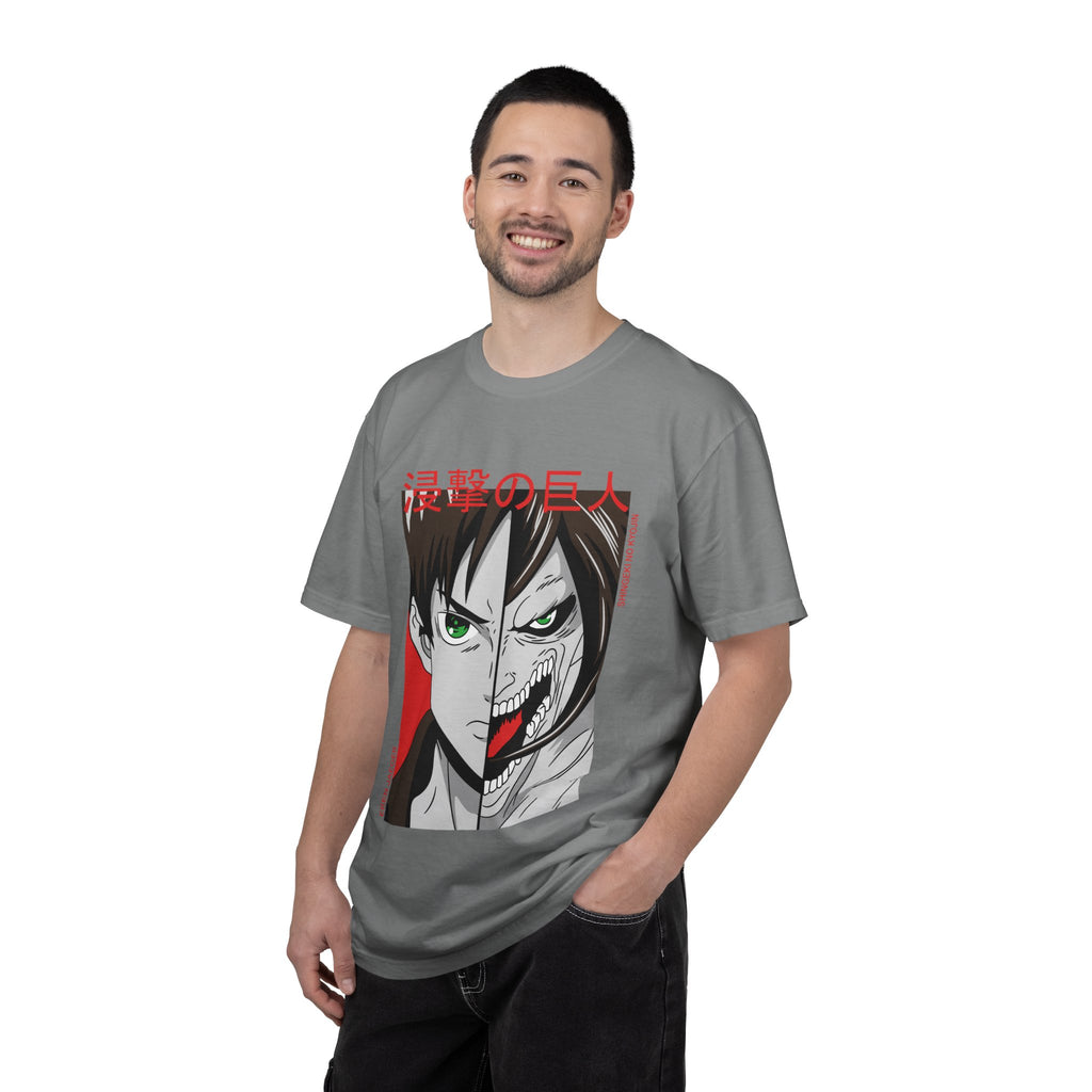 Attack on Titan Eren Split-Face Graphic T-Shirt