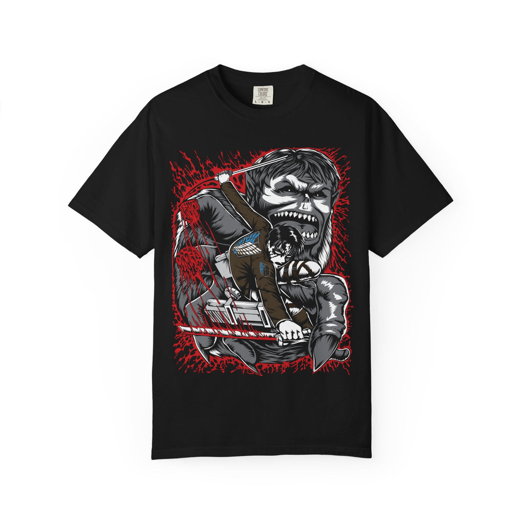 Skull Drummer Graphic T-Shirt — Heavy Metal Band Tee