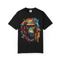 Colorful Gorilla Portrait T-Shirt — Vibrant Urban Streetwear Graphic Tee