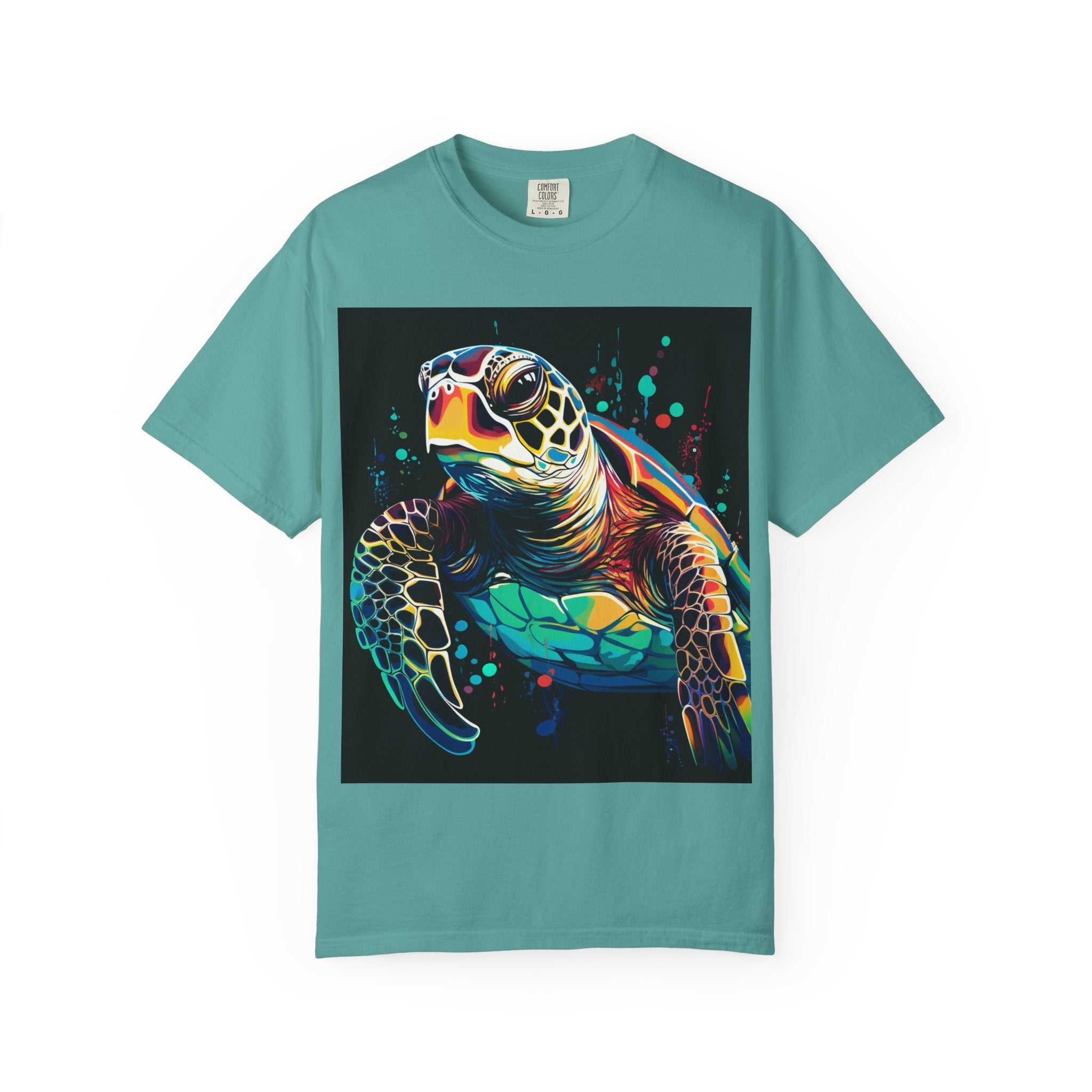 Sea Turtle Graphic T-Shirt — Colorful Ocean Wildlife Tee
