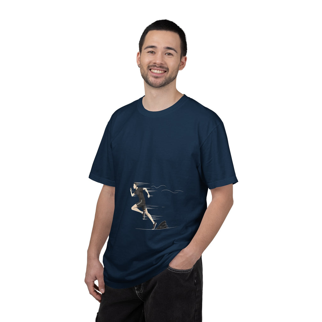 T-Shirt — Minimal Skateboarder Illustration Tee