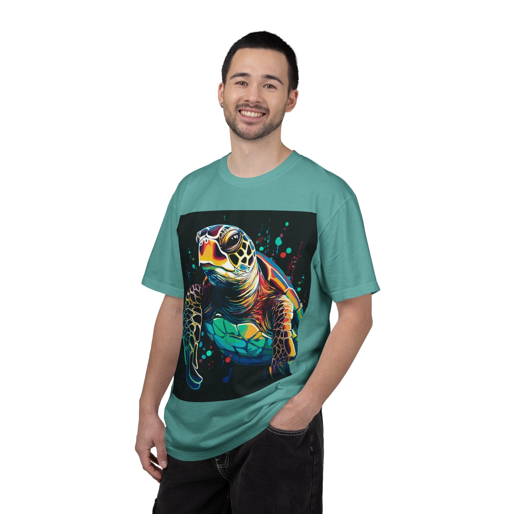 Sea Turtle Graphic T-Shirt — Colorful Ocean Wildlife Tee