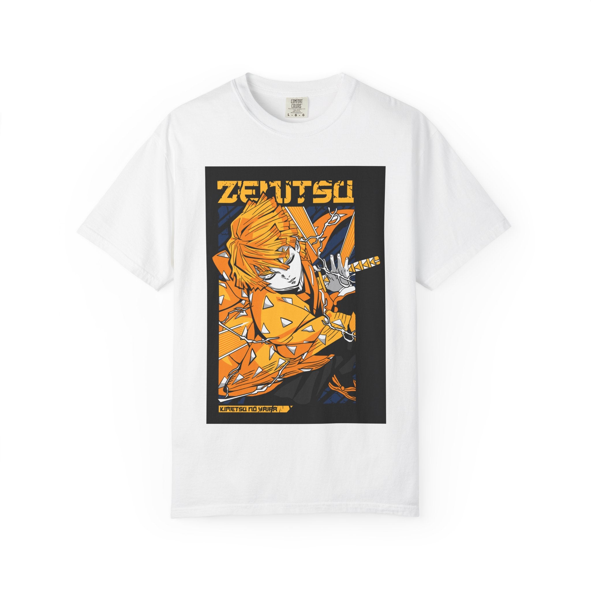 Zenitsu Anime T-Shirt — Lightning Blade Demon Slayer Graphic Tee
