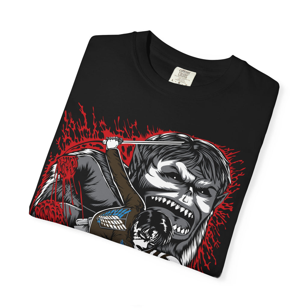 Skull Drummer Graphic T-Shirt — Heavy Metal Band Tee