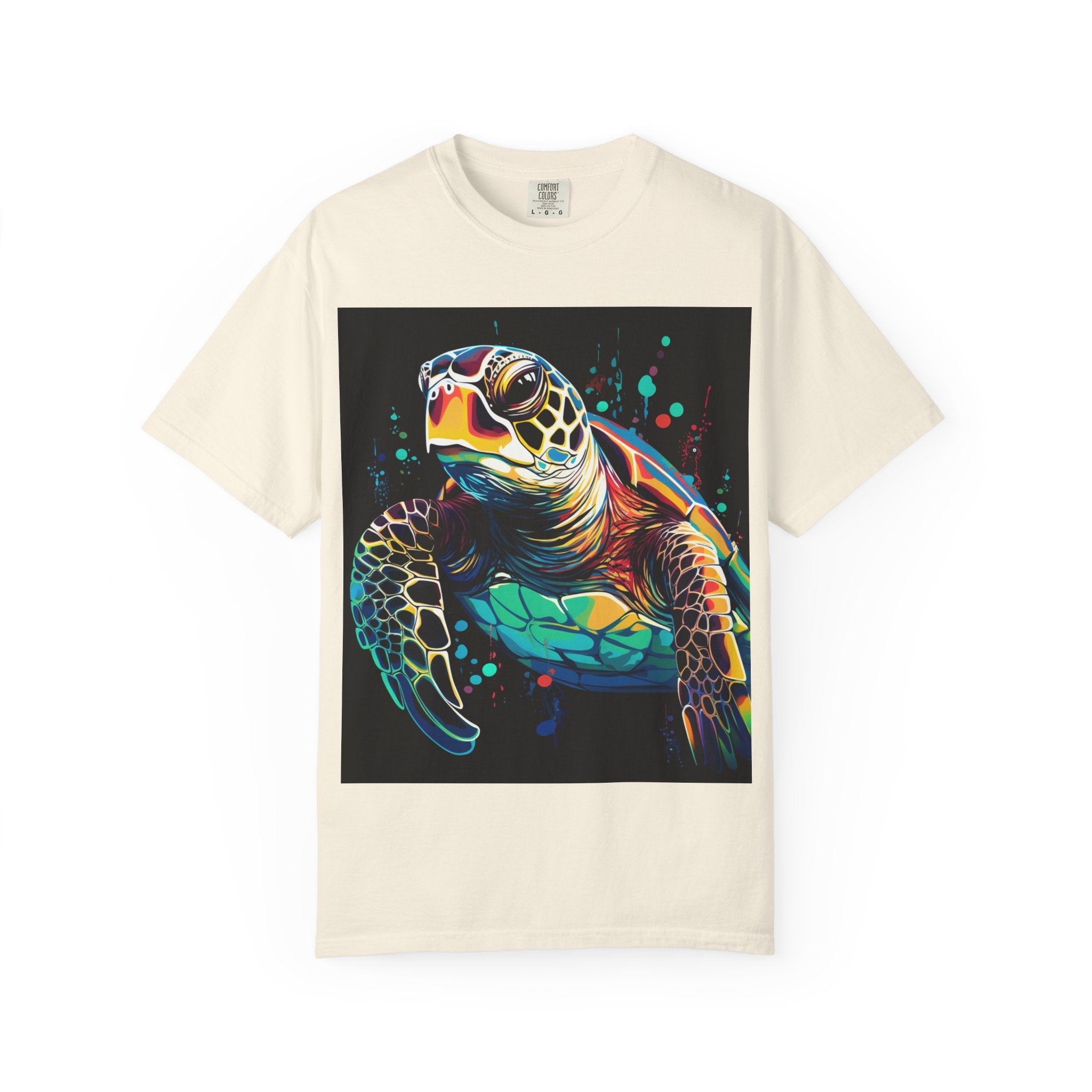 Sea Turtle Graphic T-Shirt — Colorful Ocean Wildlife Tee