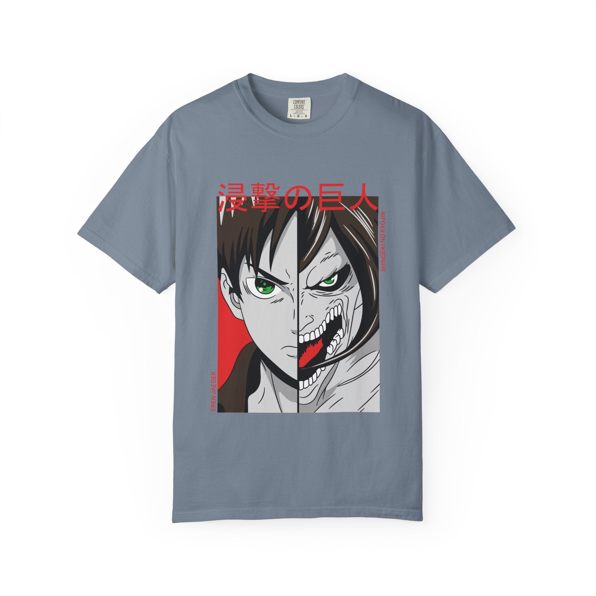 Attack on Titan Eren Split-Face Graphic T-Shirt