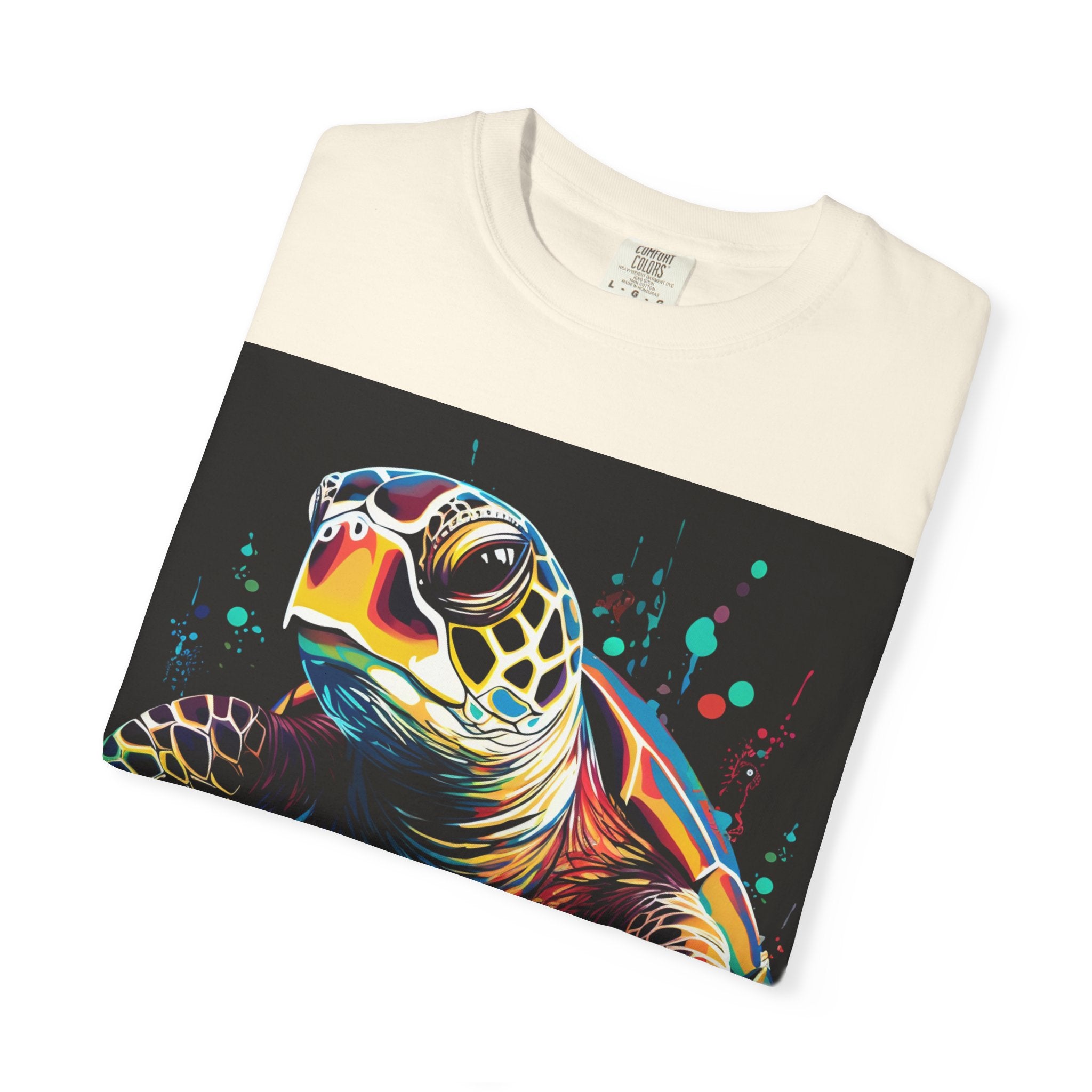 Sea Turtle Graphic T-Shirt — Colorful Ocean Wildlife Tee