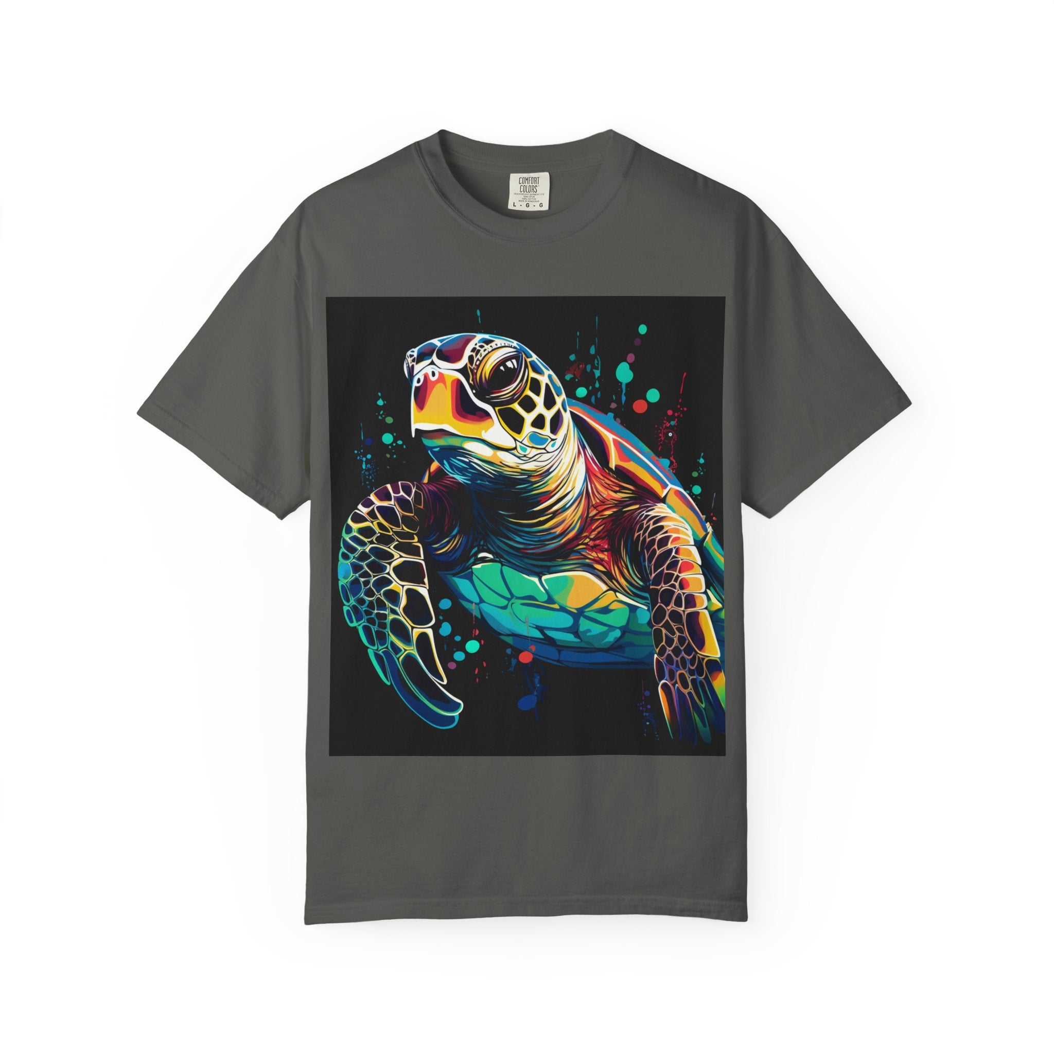 Sea Turtle Graphic T-Shirt — Colorful Ocean Wildlife Tee