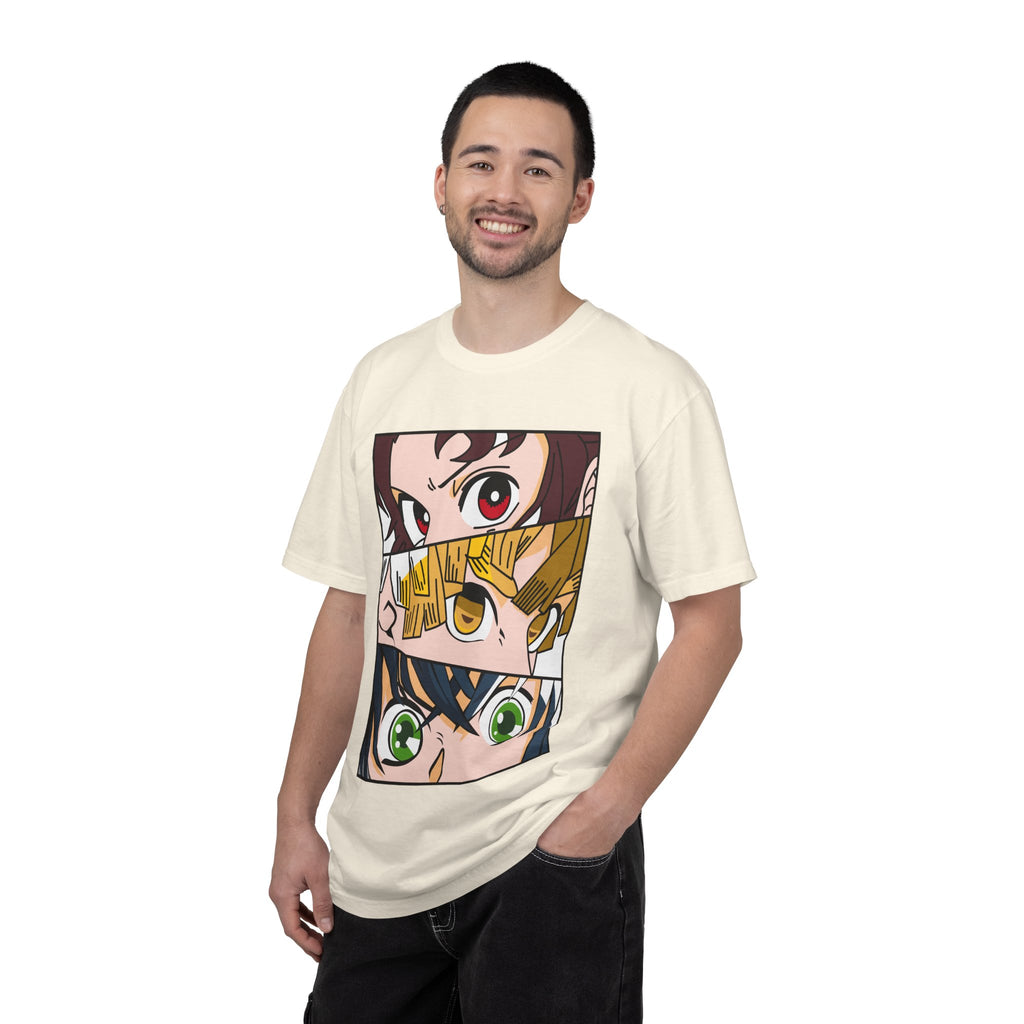 Anime Trio Eyes T-Shirt — Demon Squad Graphic Tee