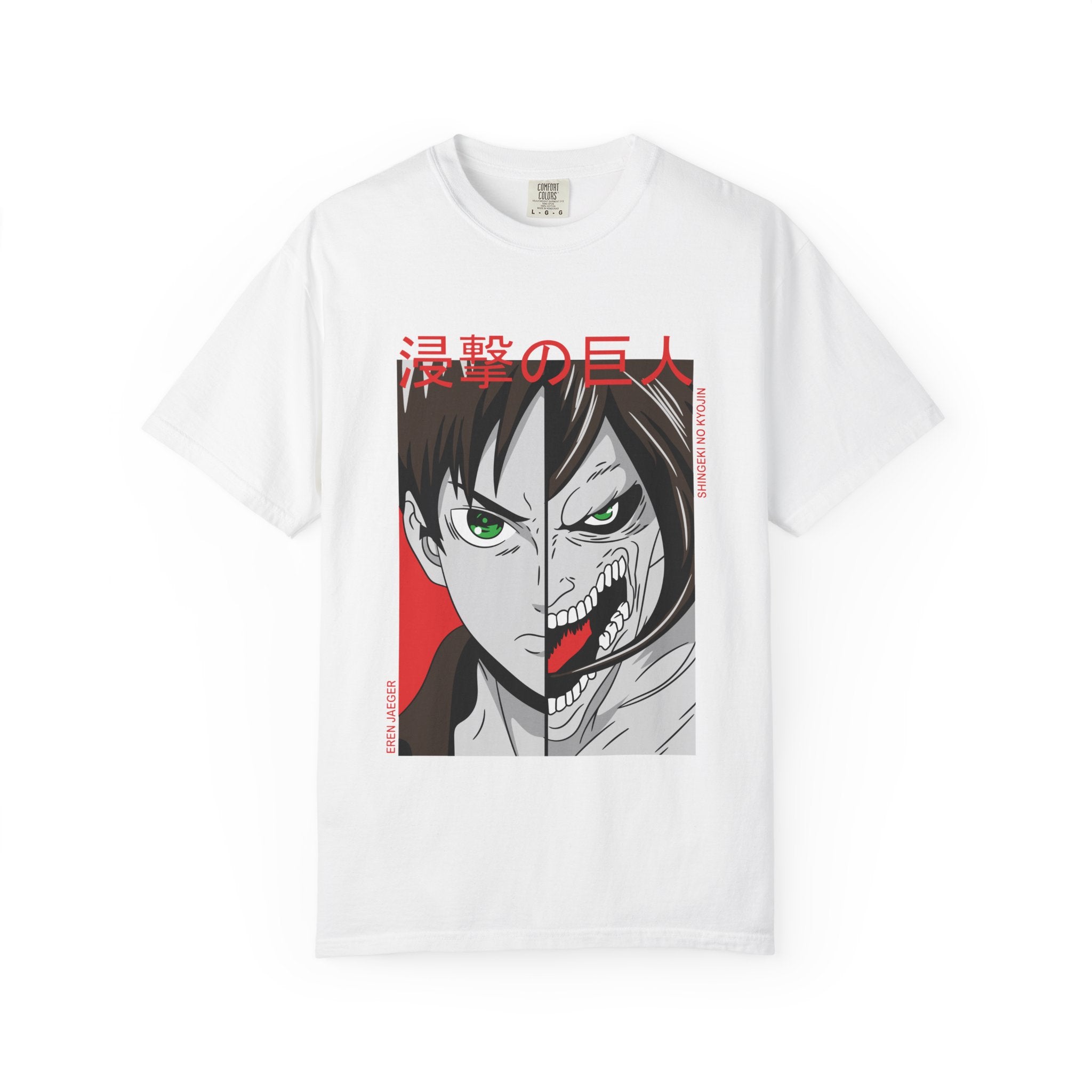 Attack on Titan Eren Split-Face Graphic T-Shirt