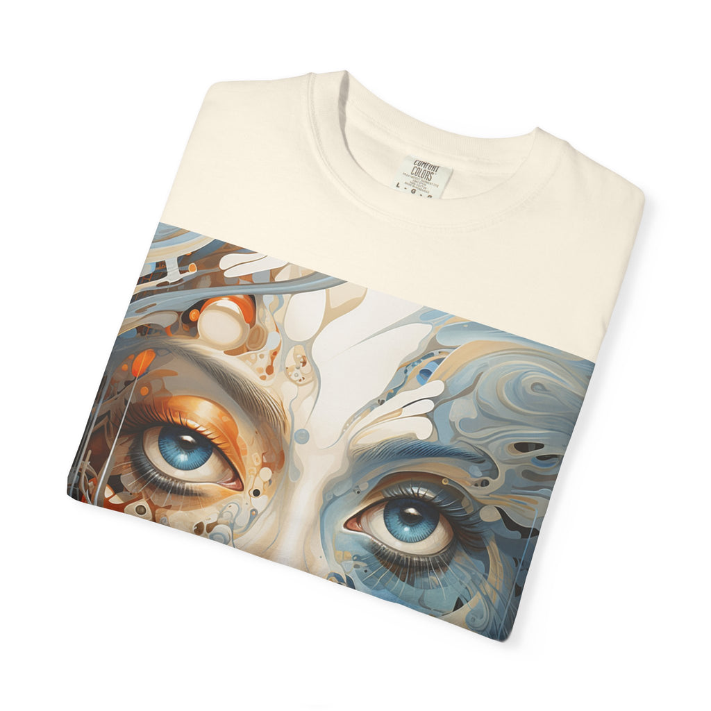 Surreal Cyborg Face Art T-Shirt
