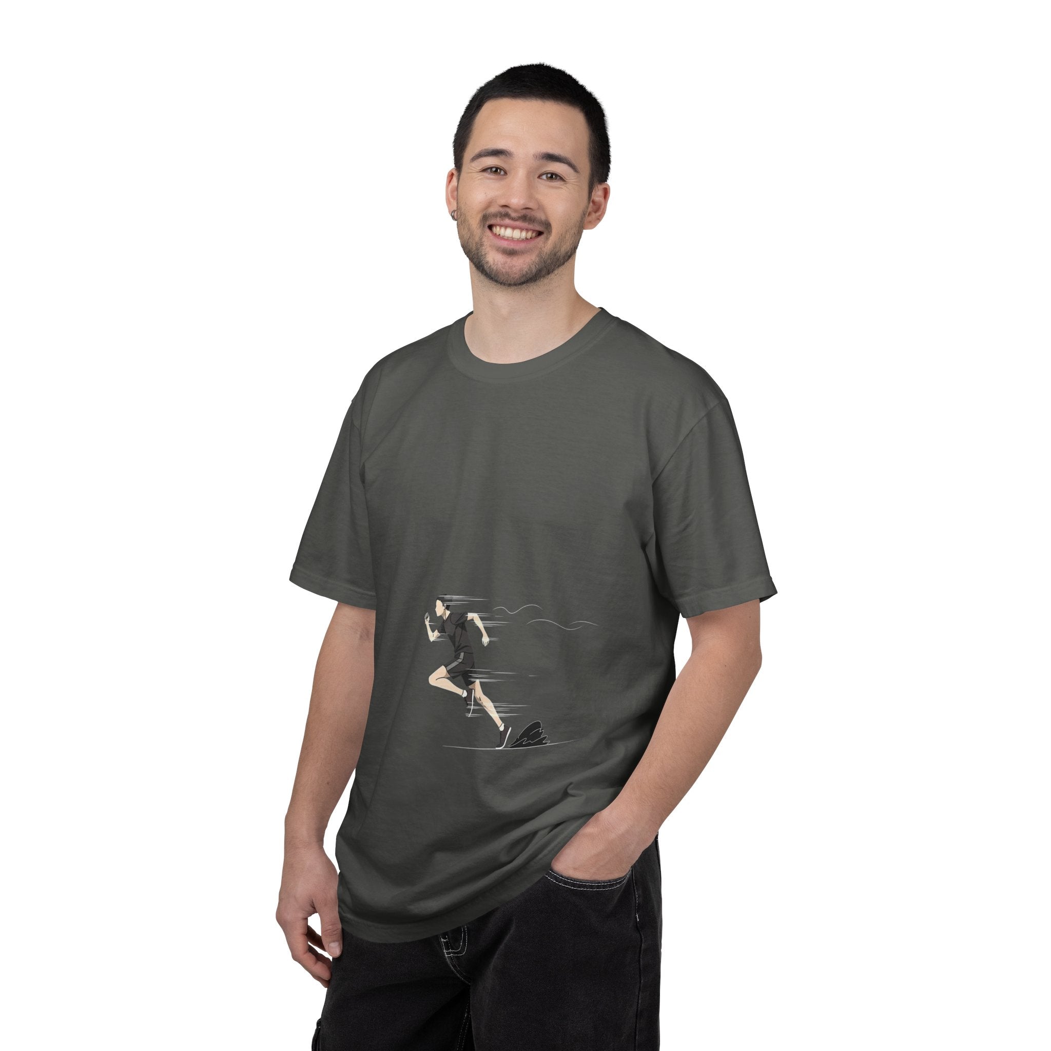 T-Shirt — Minimal Skateboarder Illustration Tee