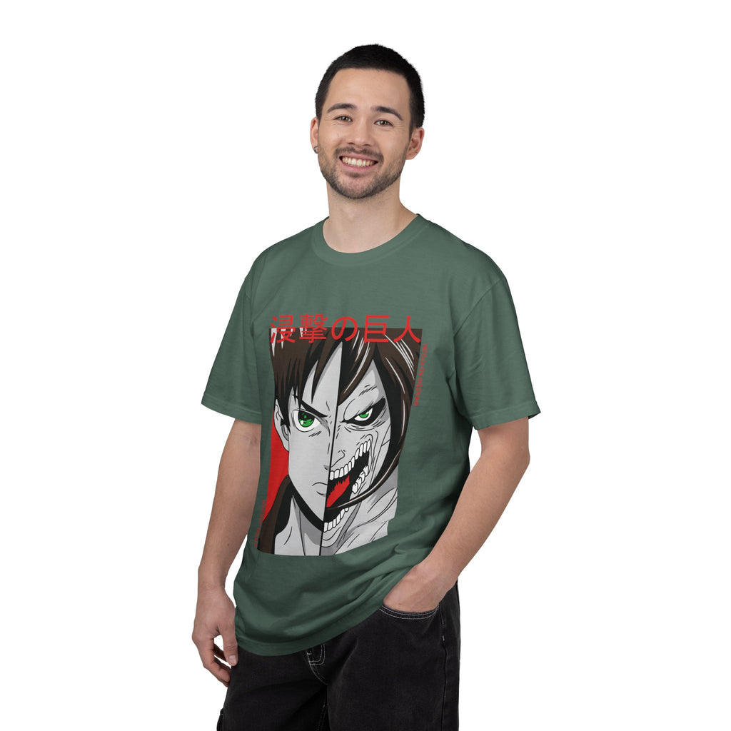 Attack on Titan Eren Split-Face Graphic T-Shirt