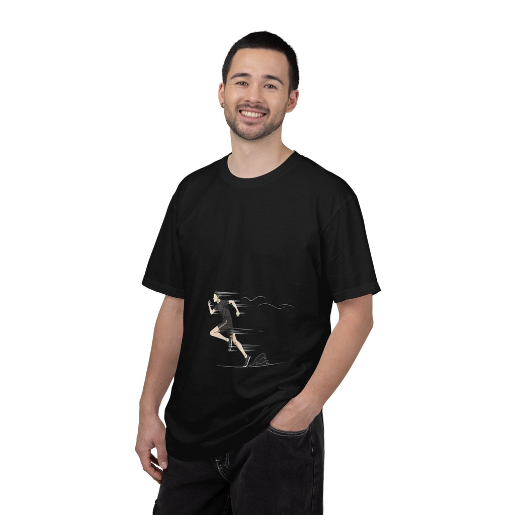 T-Shirt — Minimal Skateboarder Illustration Tee