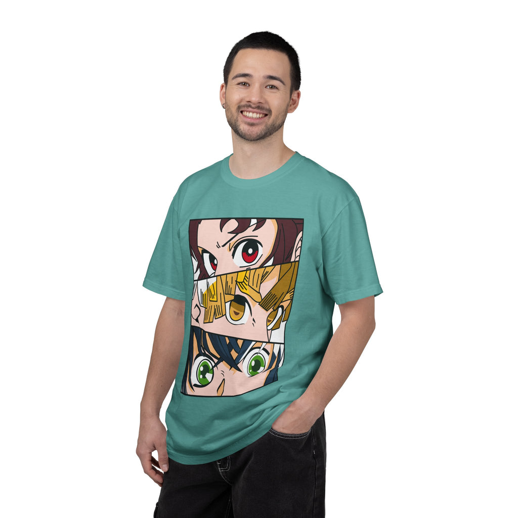 Anime Trio Eyes T-Shirt — Demon Squad Graphic Tee